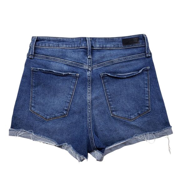 Abercrombie & Fitch Simone High Rise Jean Shorts Womens 6/28 Denim Cuffed Fray - Picture 5 of 8